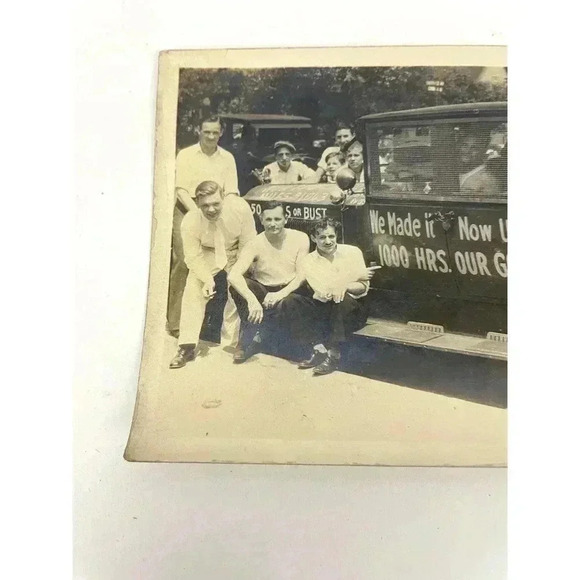Antique 1930's The Crazy Swedes Vehicle Chicago Illinois Postcard Unique Rare - Picture 2 of 6